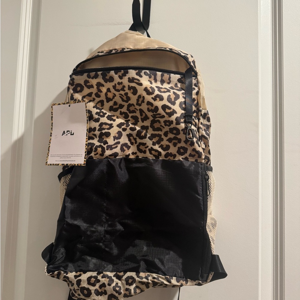 Apl Leopard Print Packable Backpack - image 2